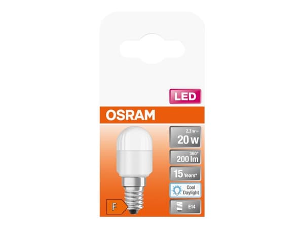 Ledt2620 2.3W/865 230Vfr E14 Osram