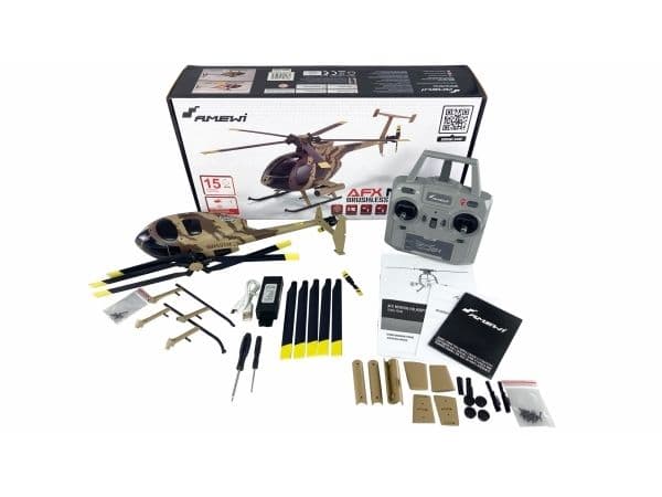 Amewi MD500E, Helikopter, 14 År, 1200 mAh, 237 g