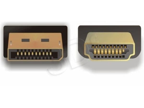Delock - Adapterkabel - DisplayPort han til HDMI han - 3 m
