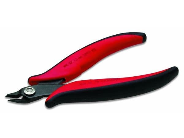 Cimco 10 1040, Diagonal tang, Plast, Sort, Rød, 132 mm