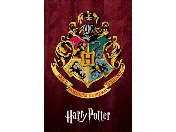Hogwarts Våbenskjold plakat