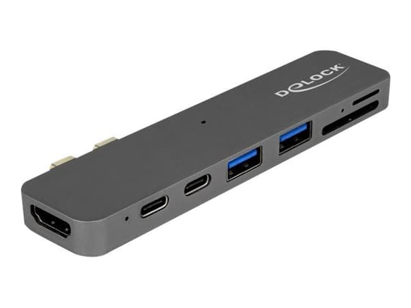 Delock Docking Station with 5K - Dokkingstasjon - Thunderbolt 3 - HDMI