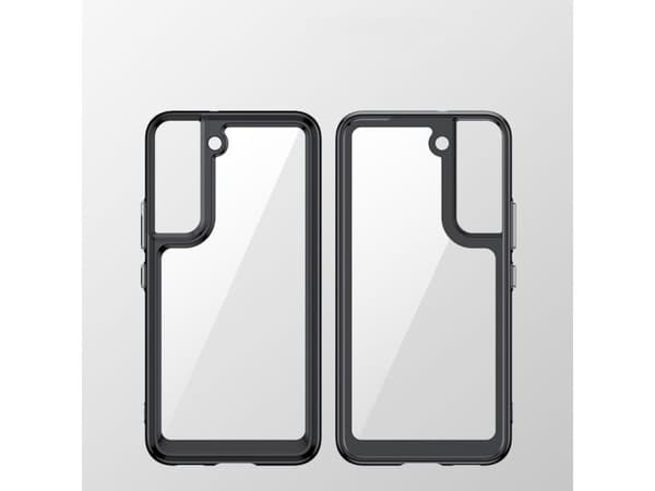 Outer Space Case case for Samsung Galaxy S22+ (S22 Plus) rigid case with gel frame blue