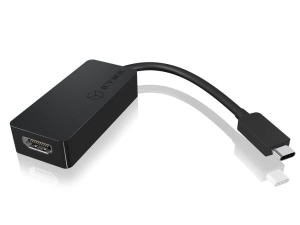 ICY BOX IB-AC534-C - Ekstern videoadapter - USB-C - HDMI - svart