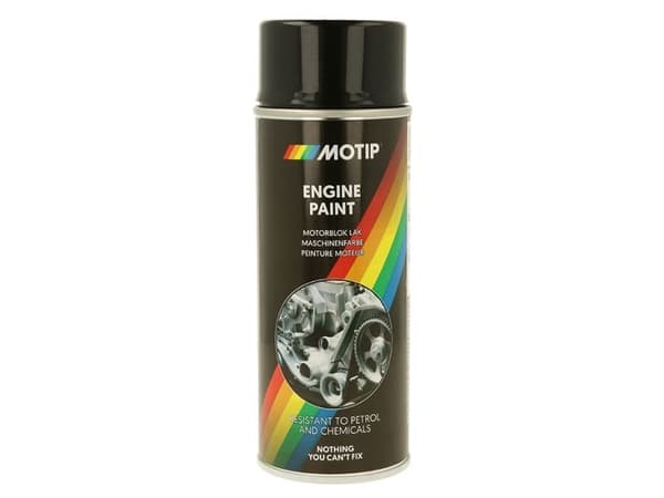 Motip Motormaling sort 150 grader 400ml.