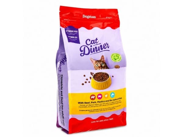 Dogman Cat Dinner Torrfoder för katt 2kg