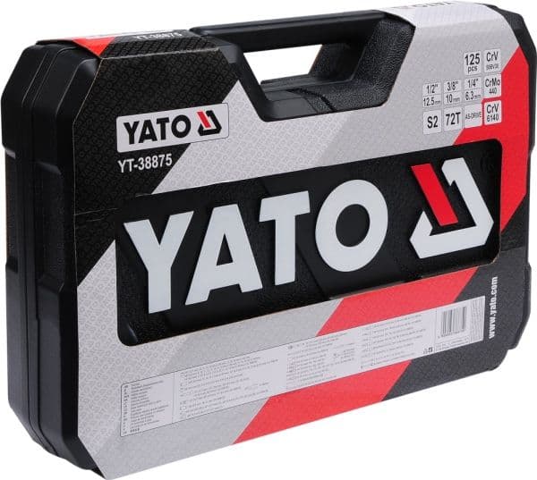 YATO TOOLS 126 eq. 1/2" / 3/8" / 1/4" 38875