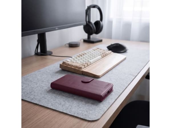 Tech-Protect Wallet case for Xiaomi Redmi Note 17 Pro 5G - burgundy