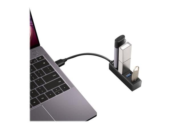 AXAGON HUE-M1A - Hub - 4 x USB 3.2 Gen 1 - stasjonær