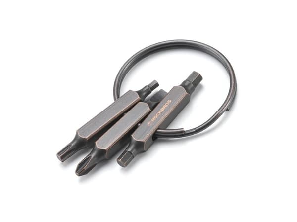 Multitool Rockbros VK-ARCO3 ROAD TO SKY brelok 6w1 - brazowy