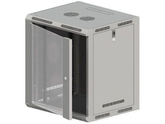 ALANTEC - Rack skåp - grå - 12U - 19"