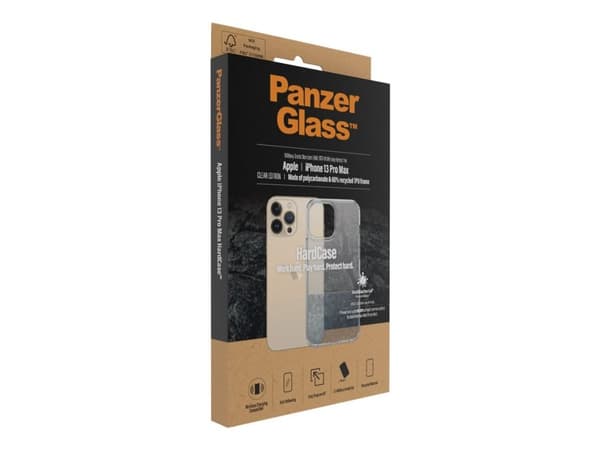 PanzerGlass ® HardCase iPhone 13 Pro Max | Clear, Suojus, Apple, Apple - iPhone 13 Pro Max, Läpinäkyvä