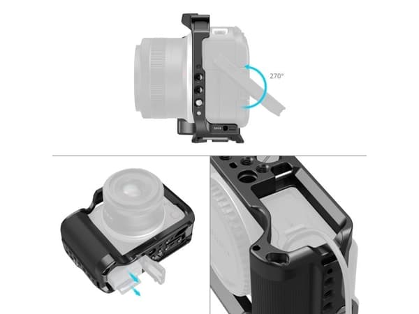 SmallRig 5427 Cage for Canon EOS R50 V Juodas