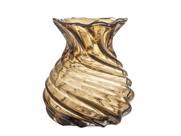 CREATIVE COLLECTION Rylo vase – brun – glass