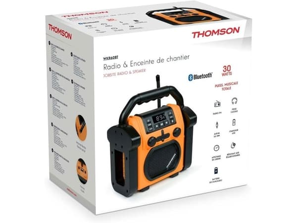 Thomas Kosmala Thomson WKR60BT – FM-rakennusradio, jossa on Bluetooth