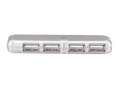 TECHly - Hubb - 4 x USB 2.0 - skrivbordsmodell