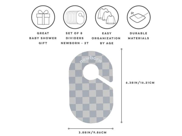 3 Sprouts skåpsdelar (8 st.), Checkerboard