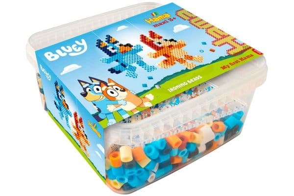 Hama maxi hink pärlor + platta, Bluey