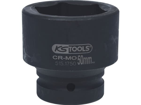 KS Tools 515.1750, Kraftpipe, Sort, 1 hoder, 1", Metrisk, 50 mm