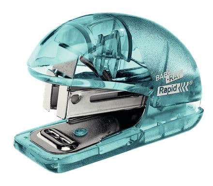 Hæftemaskine Rapid Colour'Ice blå t/10 ark