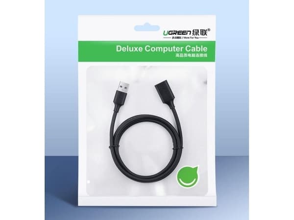 UGREEN USB 3.0-förlängningskabel 1,5 m (svart)