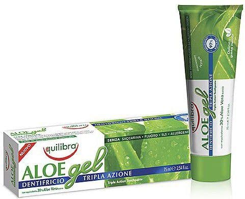 Equilibra Aloe Gel Triple Action Toothpaste 30% aloe vera 75ml