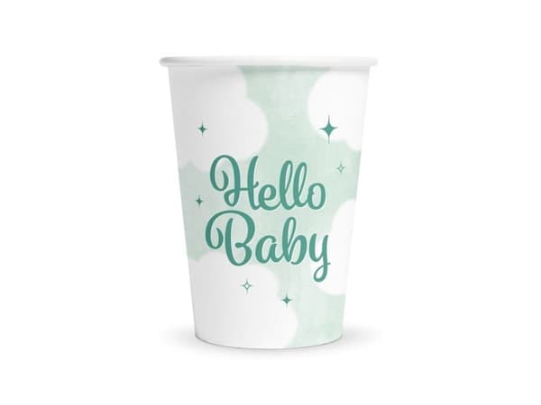 Hello Baby paperimukit, minttu 8 kpl