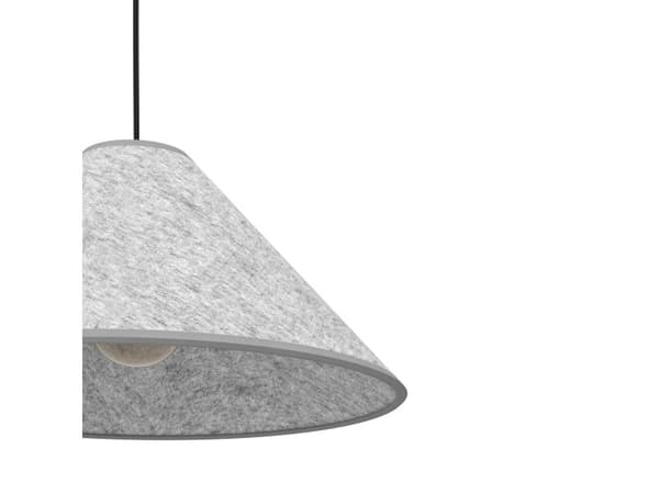 EGLO ALSAGER pendellampa E27 svart/grå