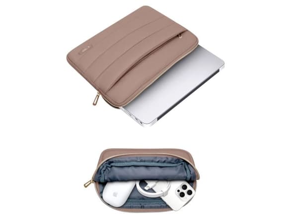 Tech-Protect Puffy PC-veske 15-16" - brun