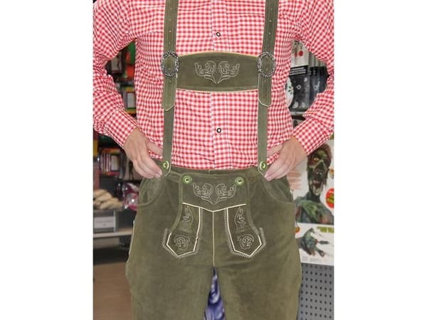 Ægte lederhosen, grønne