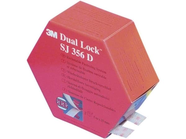 3M SJ356D, 5 m, Transparent, 25 mm, 1 styck