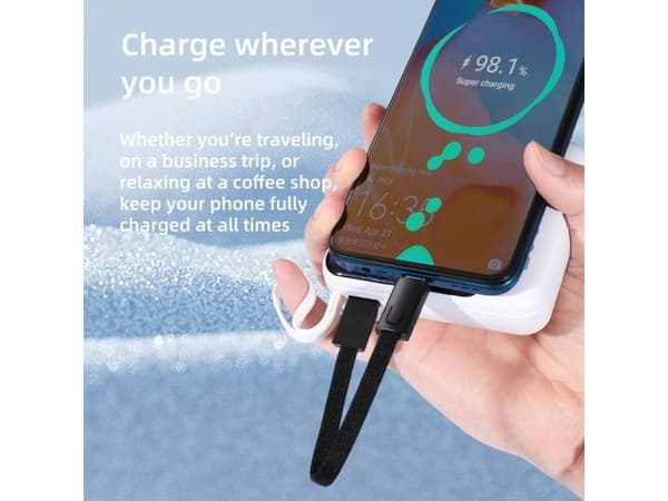 Tech-Protect Ultraboost DNA Cable with Keychain USB-C PD 60W / 3A - Gray