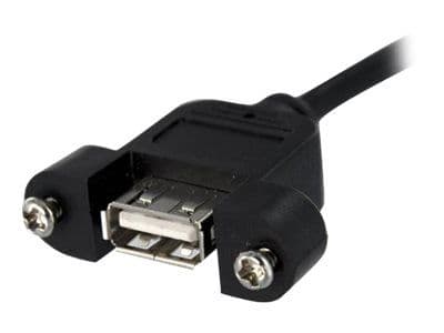 StarTech.com 1 ft Panel Mount USB Cable - USB A to Motherboard Header Cable Adapter F/F - USB 2.0 internal Cable (USBPNLAFHD1) - USB-intern till ex...