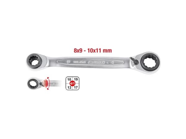 KS Tools ringnyckel nyckelbredd (metrisk) endast del 12–15 mm