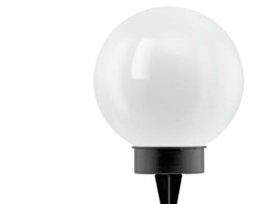EGLO solcelle spyd hvit kule Ø200