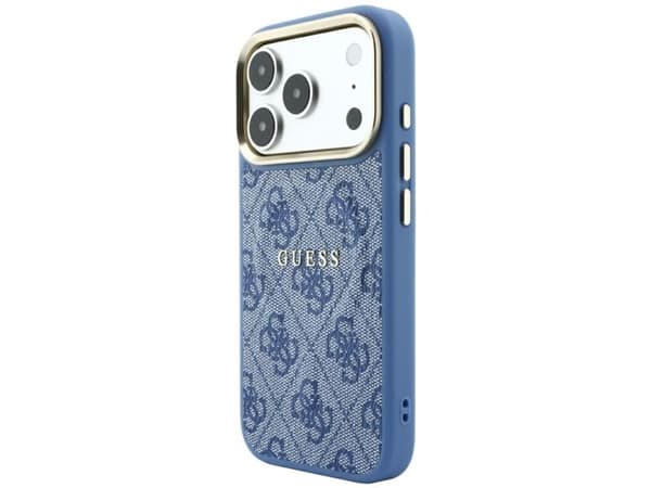 Guess Embossed 4G Classic MagSafe Case for iPhone 17 Pro Max / 18 Pro Max - Blue