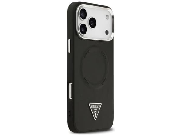 Etui Guess Triangle Logo MagSafe do      iPhone 17 Pro Max czarny