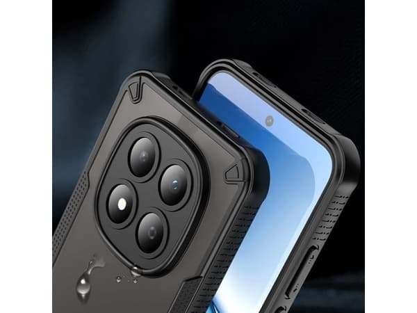Tech-Protect Rugged Shield-deksel for Xiaomi Redmi Note 15 Pro 5G - svart