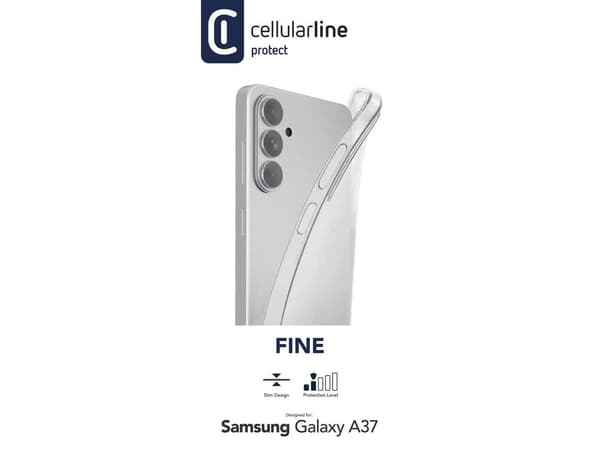 Cellularline Fine Case till Samsung A37 5G Clear (FINECGALA37T)