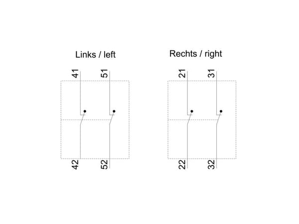 Hjälpblock Side 2NC 3RH2911-2DA02