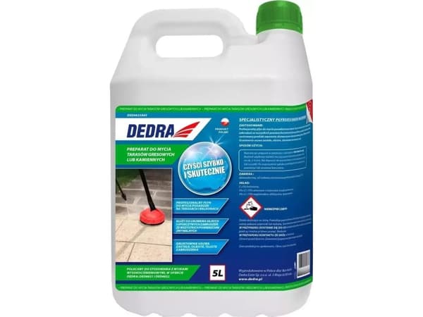 Dedra rengjøringsmiddel 5L for terrassemurer/fliser av gres eller stein