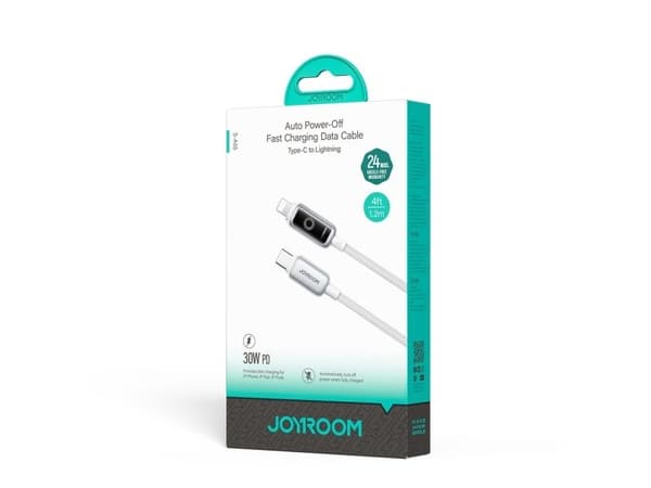 Joyroom kabel S-A55 StarFlight 30W USB-C til Lightning 1,2 m hvit