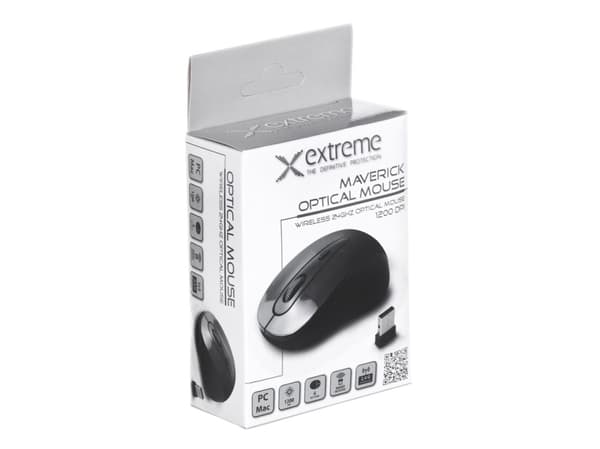 Wireless computer mouse EXTREME Maverick XM104K (Optical; 1200 DPI; black color)