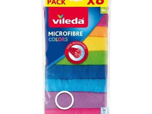 Vileda 4023103185975, Polyamid, Polyester, Multifärg, Hand/machine washing, 8 styck