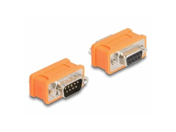 DeLOCK 66741, D-Sub 9 pin, D-Sub 9 pin, Oranssi