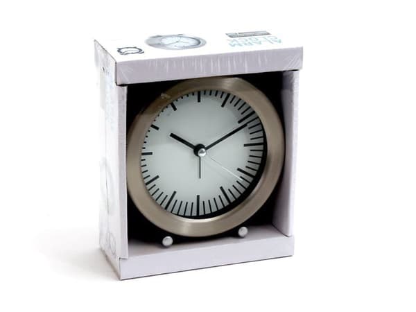Platinet Sunrise - Väckarklocka för vardagsrum, sovrum - kvarts - skrivbord - small