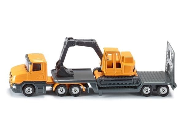 Siku Low Loader med gravemaskin