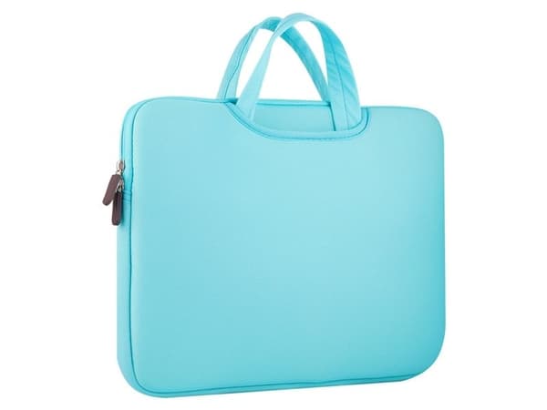 Universal case laptop bag 15.6'' tablet computer organizer light blue