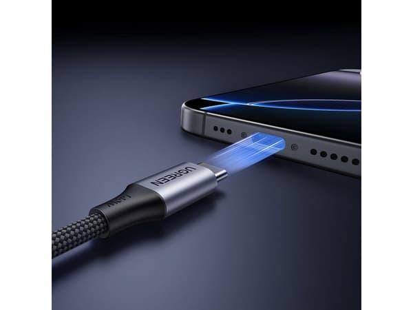 Ugreen USB-kabel 2in1 USB-C - 2xUSB-C PD 140W 2m - svart