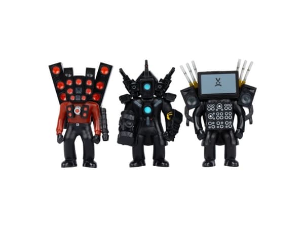 SKIBIDI TOALETT TITAN 3-PACK